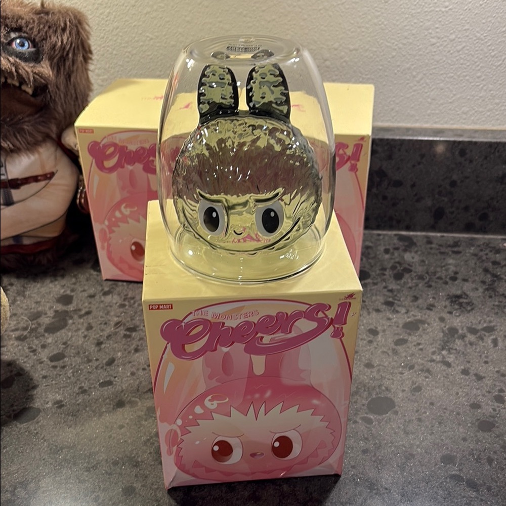 Popmart Labubu Cheers glass Sincerity